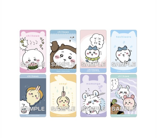 【2025年8月預購】 Chiikawa Deco 貼紙附4包口香糖 BOX 20包 Ensky