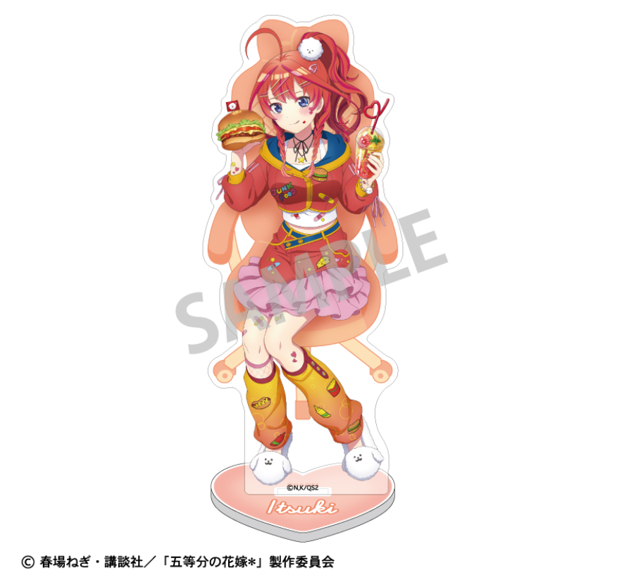 【2025年9月預購】 五等分的花嫁角色扮演亞克力立牌Kamio Japan