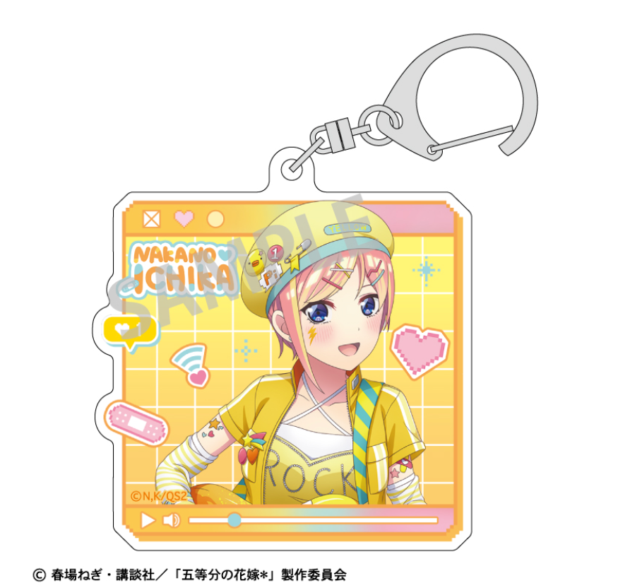 【2025年9月預購】 五等分的花嫁角色扮演壓克力鑰匙圈 Kamio Japan
