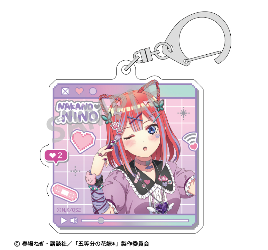 【2025年9月預購】 五等分的花嫁角色扮演壓克力鑰匙圈 Kamio Japan