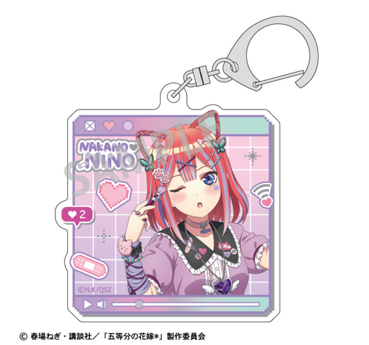【2025年9月預購】 五等分的花嫁角色扮演壓克力鑰匙圈 Kamio Japan