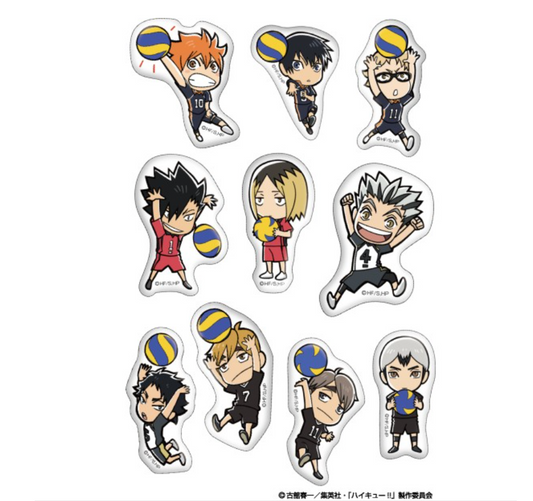 【2025年8月預購】排球少年!Ensky棉花糖風格貼紙