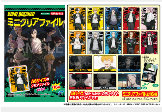 【2025年8月預購】 WIND BREAKER 迷你透明資料夾 20個入 盒裝 Forte