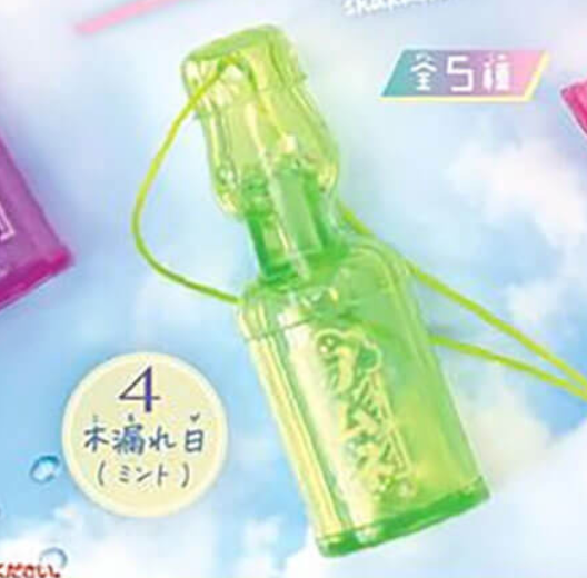 6月扭蛋 天藍色沙卡沙卡彈珠汽水