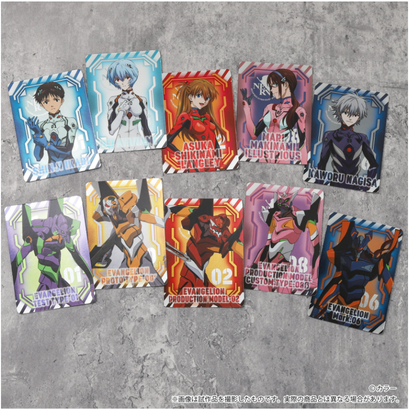 【2025年9月預購】 新世紀福音戰士新劇場版 霓虹風格金屬卡 Collection 10 件裝 BOX Movic