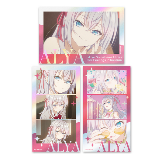 【2025年8月預購】 不時輕聲地以俄語遮羞的鄰座艾莉同學 Alya場景拍攝閃光貼紙