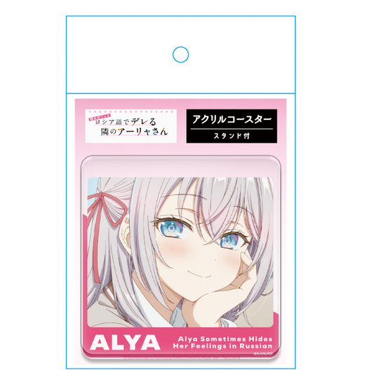 【2025年8月預購】 不時輕聲地以俄語遮羞的鄰座艾莉同學 亞克力杯墊