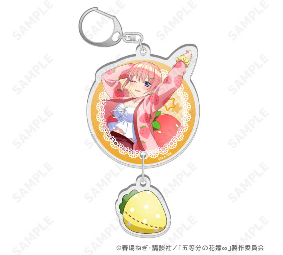 【2025年9月預購】 五等分的花嫁 室內服裝ver. 壓克力鑰匙圈