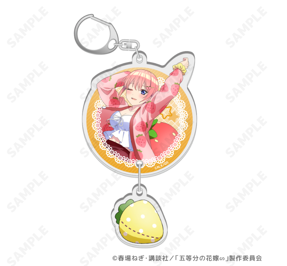 【2025年9月預購】 五等分的花嫁 室內服裝ver. 壓克力鑰匙圈