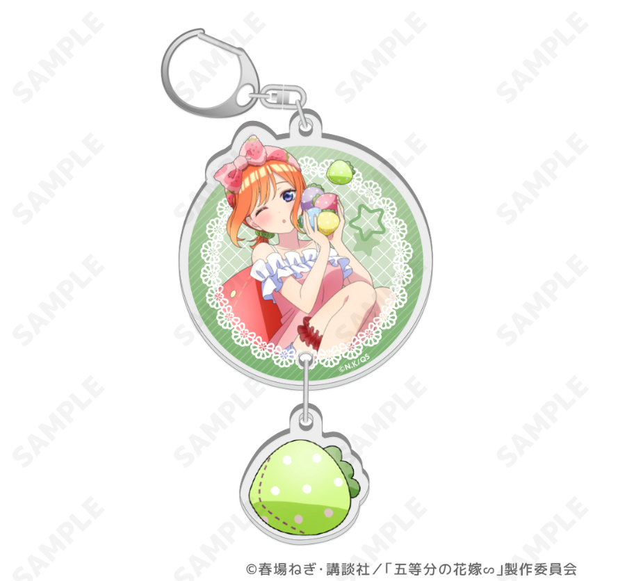 【2025年9月預購】 五等分的花嫁 室內服裝ver. 壓克力鑰匙圈