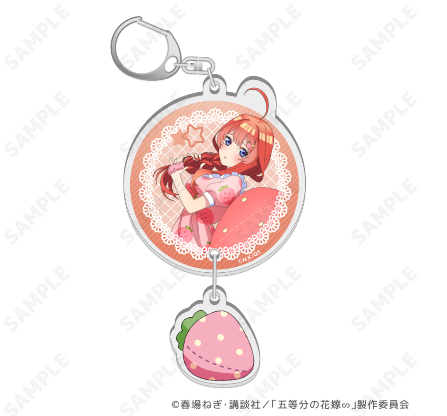 【2025年9月預購】 五等分的花嫁 室內服裝ver. 壓克力鑰匙圈