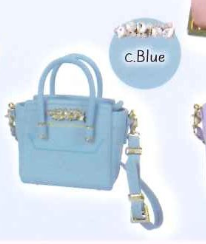 6月扭蛋 JILL by JILL STUART 迷你 Bijou Royal 手提包鑰匙圈