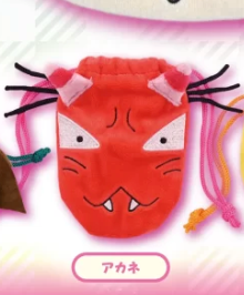 7月扭蛋 Ojarumaru 毛絨束口袋