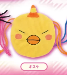 7月扭蛋 Ojarumaru 毛絨束口袋