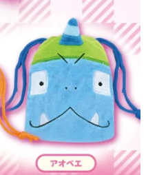 7月扭蛋 Ojarumaru 毛絨束口袋