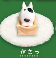 7月扭蛋 豐滿的鬥牛犬守夜人模型