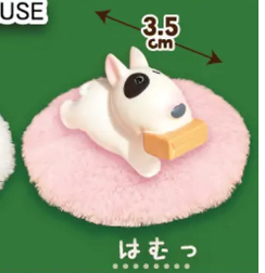 7月扭蛋 豐滿的鬥牛犬守夜人模型