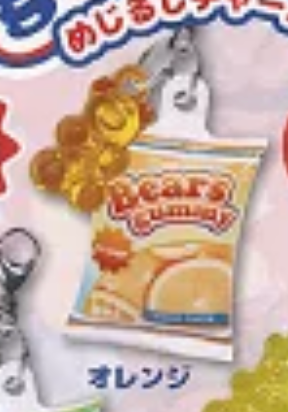 7月扭蛋 Bears gummy標誌飾物
