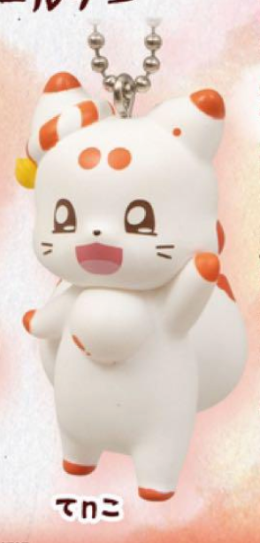 7月扭蛋 雙尾狐天狐吉祥物