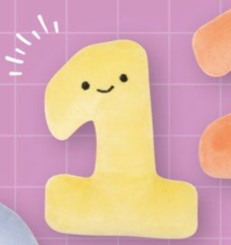 7月扭蛋 豆豆眼數字公仔