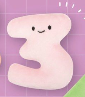 7月扭蛋 豆豆眼數字公仔