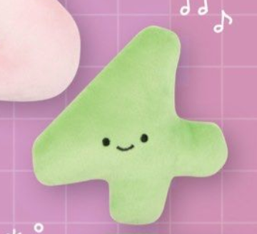 7月扭蛋 豆豆眼數字公仔