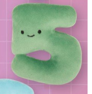 7月扭蛋 豆豆眼數字公仔