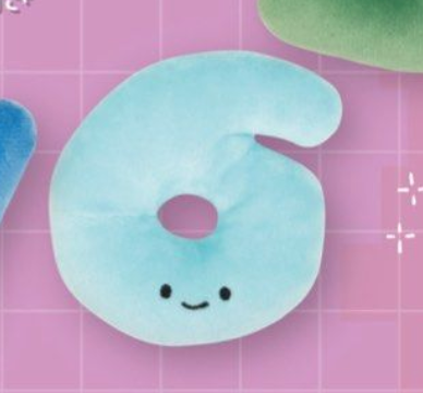 7月扭蛋 豆豆眼數字公仔