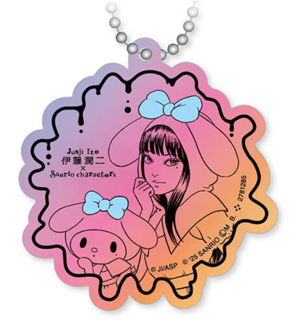 7月扭蛋 伊藤潤二 x Sanrio Characters 壓克力飾品