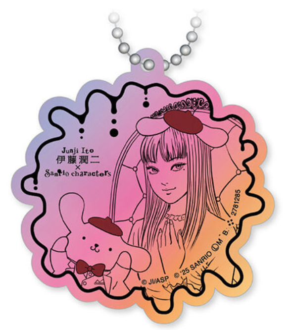 7月扭蛋 伊藤潤二 x Sanrio Characters 壓克力飾品