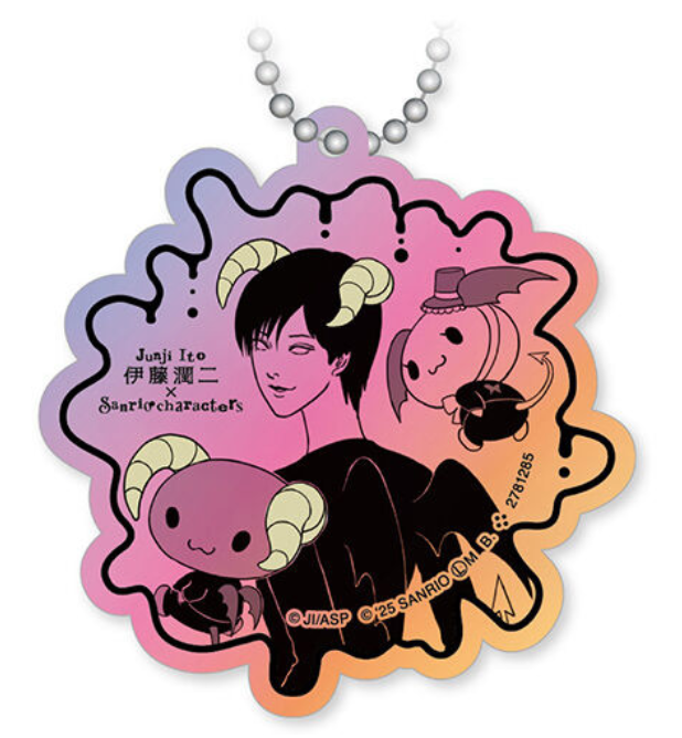 7月扭蛋 伊藤潤二 x Sanrio Characters 壓克力飾品