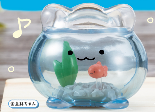 7月扭蛋 金魚缸醬 透明模型