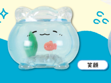 7月扭蛋 金魚缸醬 透明模型
