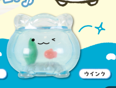 7月扭蛋 金魚缸醬 透明模型