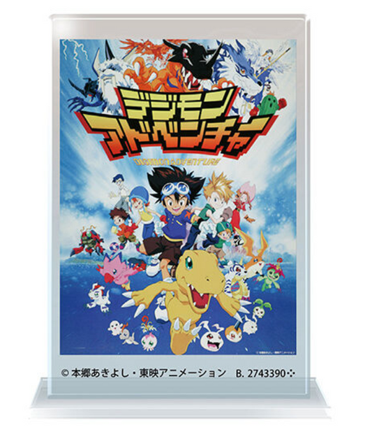 7月扭蛋 數碼寶貝電視動畫系列海報壓克力支架