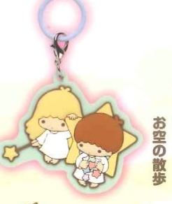 7月扭蛋 littletwinstars 極光復古橡膠飾物