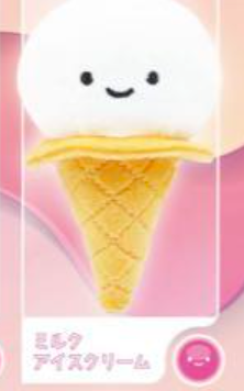 8月扭蛋 豆豆眼雪糕公仔 2
