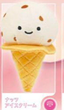 8月扭蛋 豆豆眼雪糕公仔 2