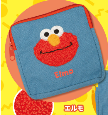 8月扭蛋 芝麻街絨毛玩具袋 2