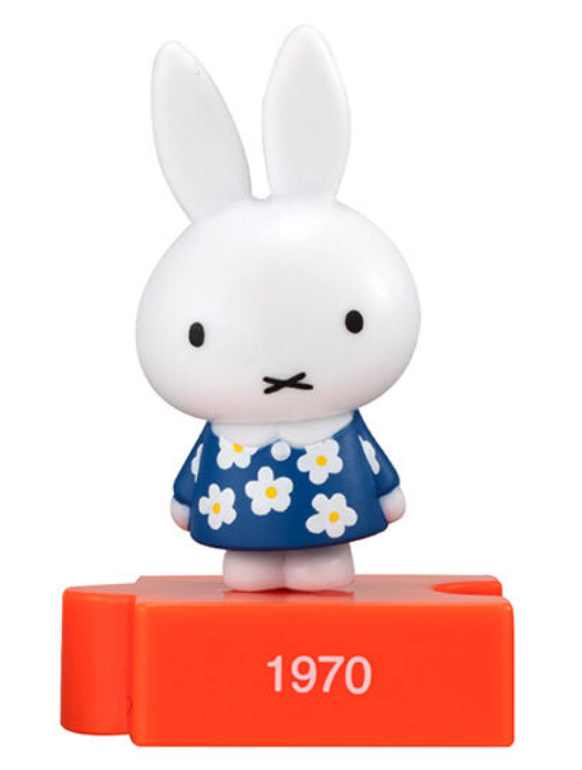 8月扭蛋 miffy70週年紀念模型系列
