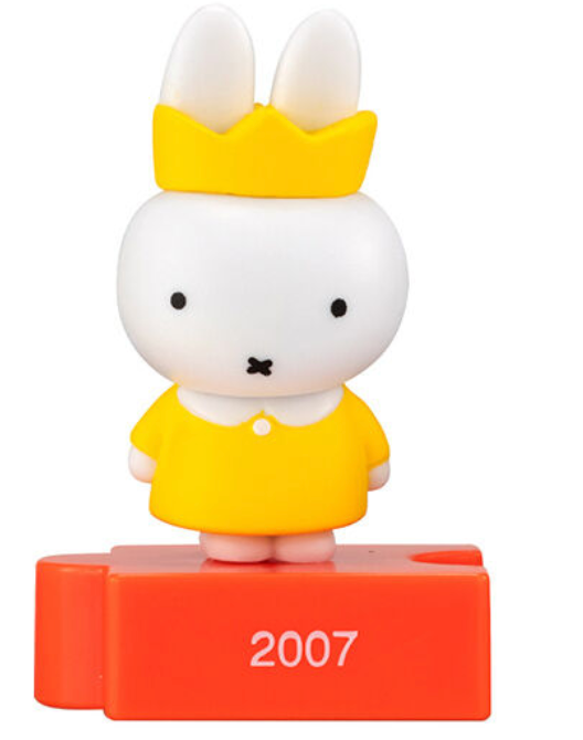 8月扭蛋 miffy70週年紀念模型系列