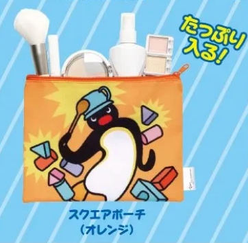 8月扭蛋 PINGU 毛絨臉抽繩包和小袋系列
