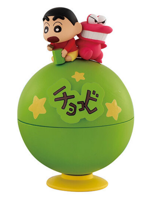 8月扭蛋 蠟筆小新盒子立牌