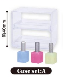 8月扭蛋 指甲油吉祥物