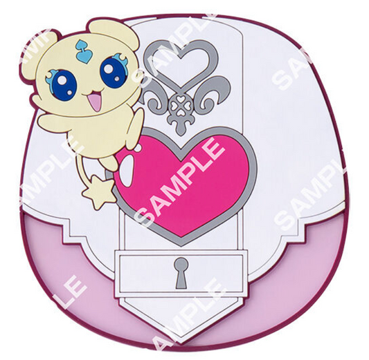 8月扭蛋 光之美少女 All Stars 透明橡膠杯墊