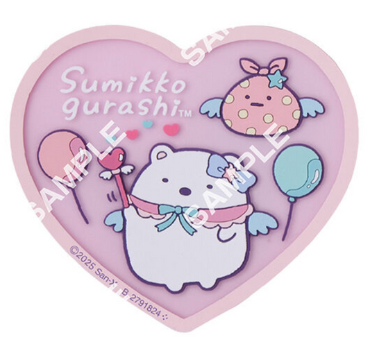 8月扭蛋 Sumikkogurashi 透明橡膠杯墊 2