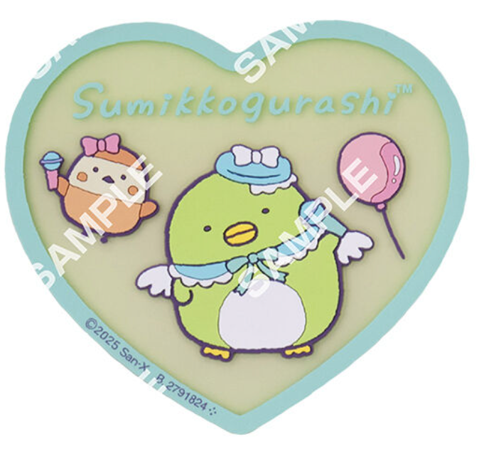 8月扭蛋 Sumikkogurashi 透明橡膠杯墊 2