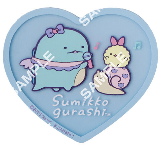 8月扭蛋 Sumikkogurashi 透明橡膠杯墊 2