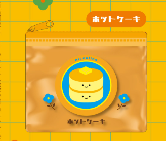 8月扭蛋 Nikorino Pure Cafe 透明袋