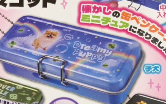 8月扭蛋 當時的錫鉛筆盒吉祥物